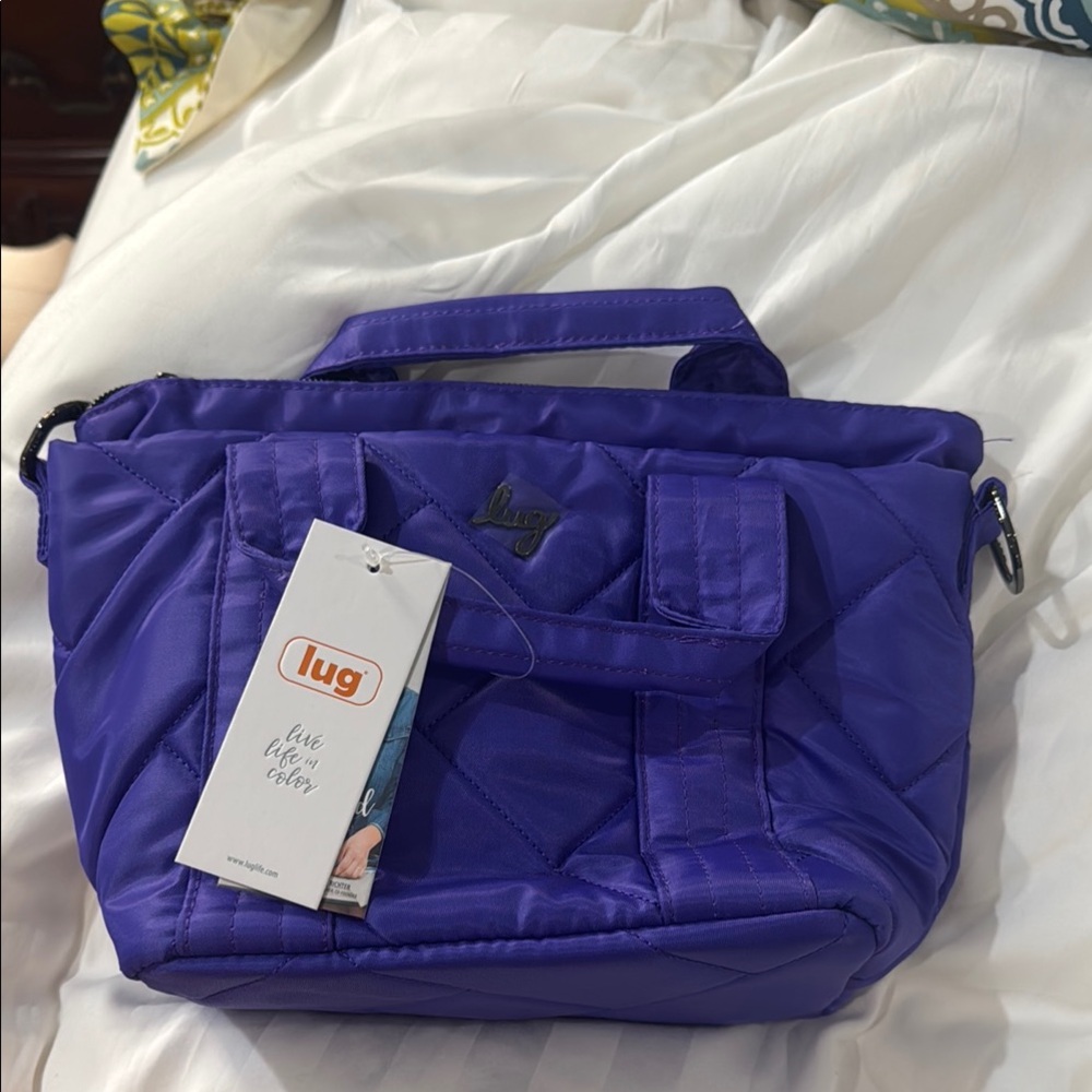 NWT Lug Dory Mini in Violet Neon Tote Bag Practical and Stylish